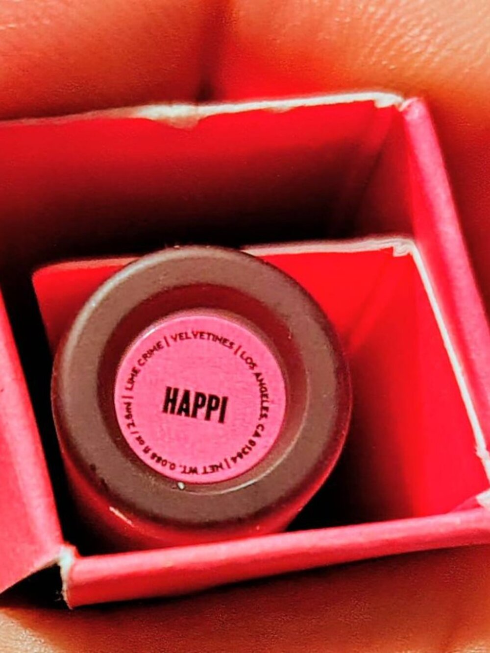Lime Crime Happi is a metallic